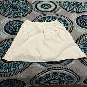 Spell and the gypsy white cotton mini skirt - small